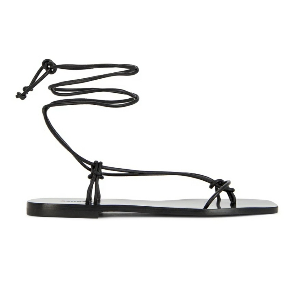 ALOHAS Black Strappy Sandals